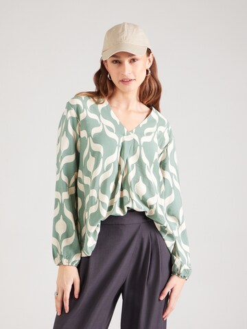 Sublevel Blouse in Groen: voorkant