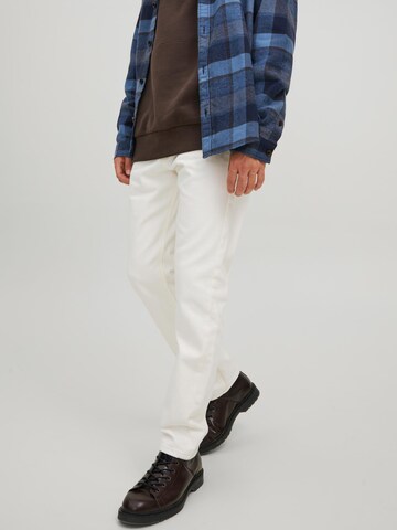 JACK & JONES Loosefit Farmer 'Chris' - bézs: elől