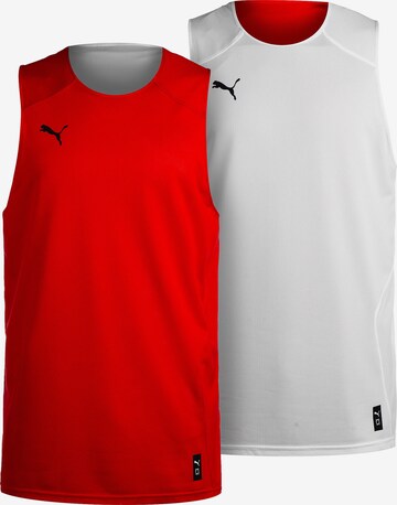 T-Shirt fonctionnel PUMA en rouge : devant