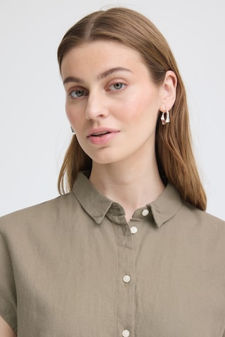 ICHI Blouse 'IHLINNO' in Beige