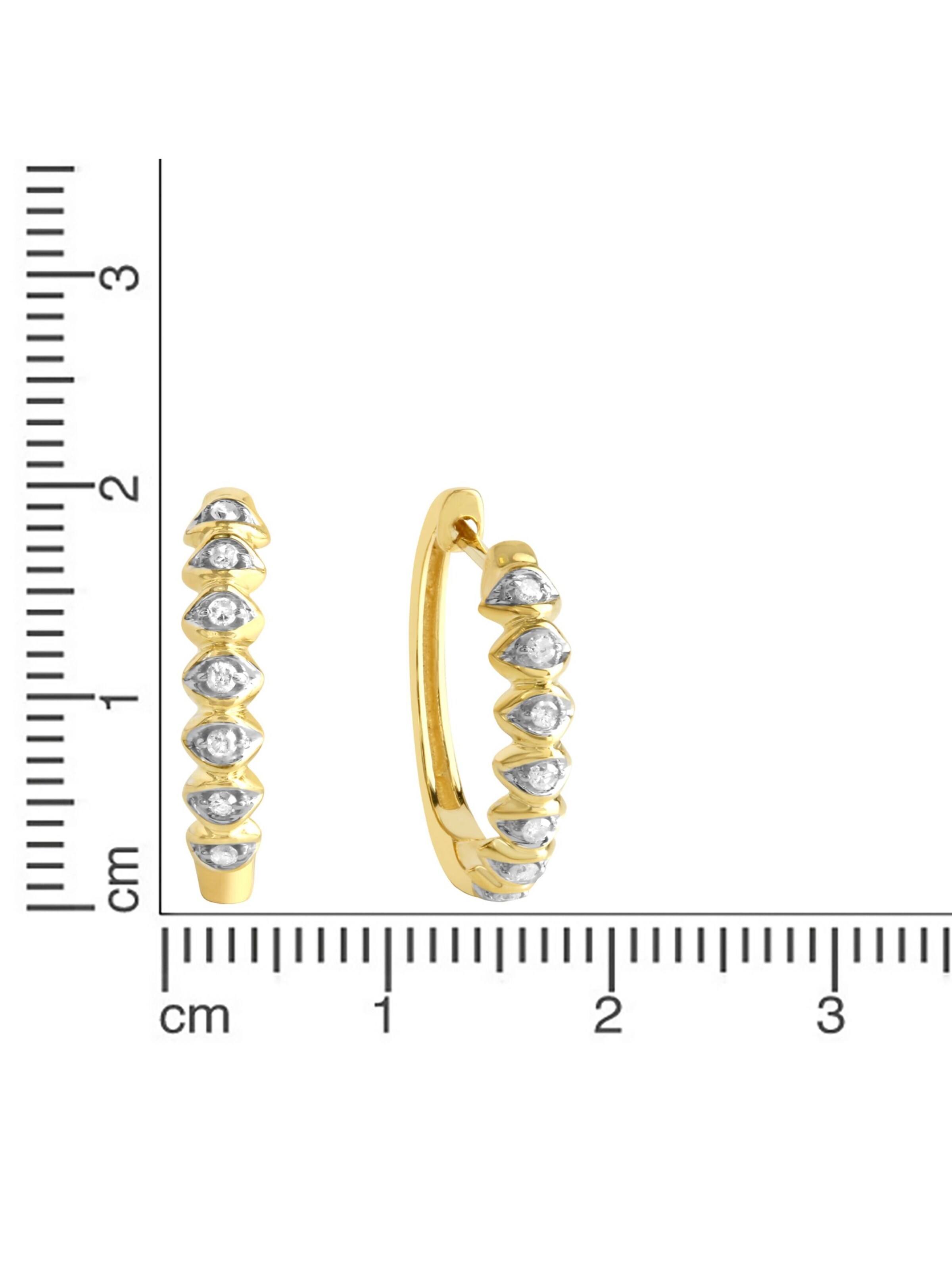 Diamonds by Ellen K. Earrings in Yellow: front