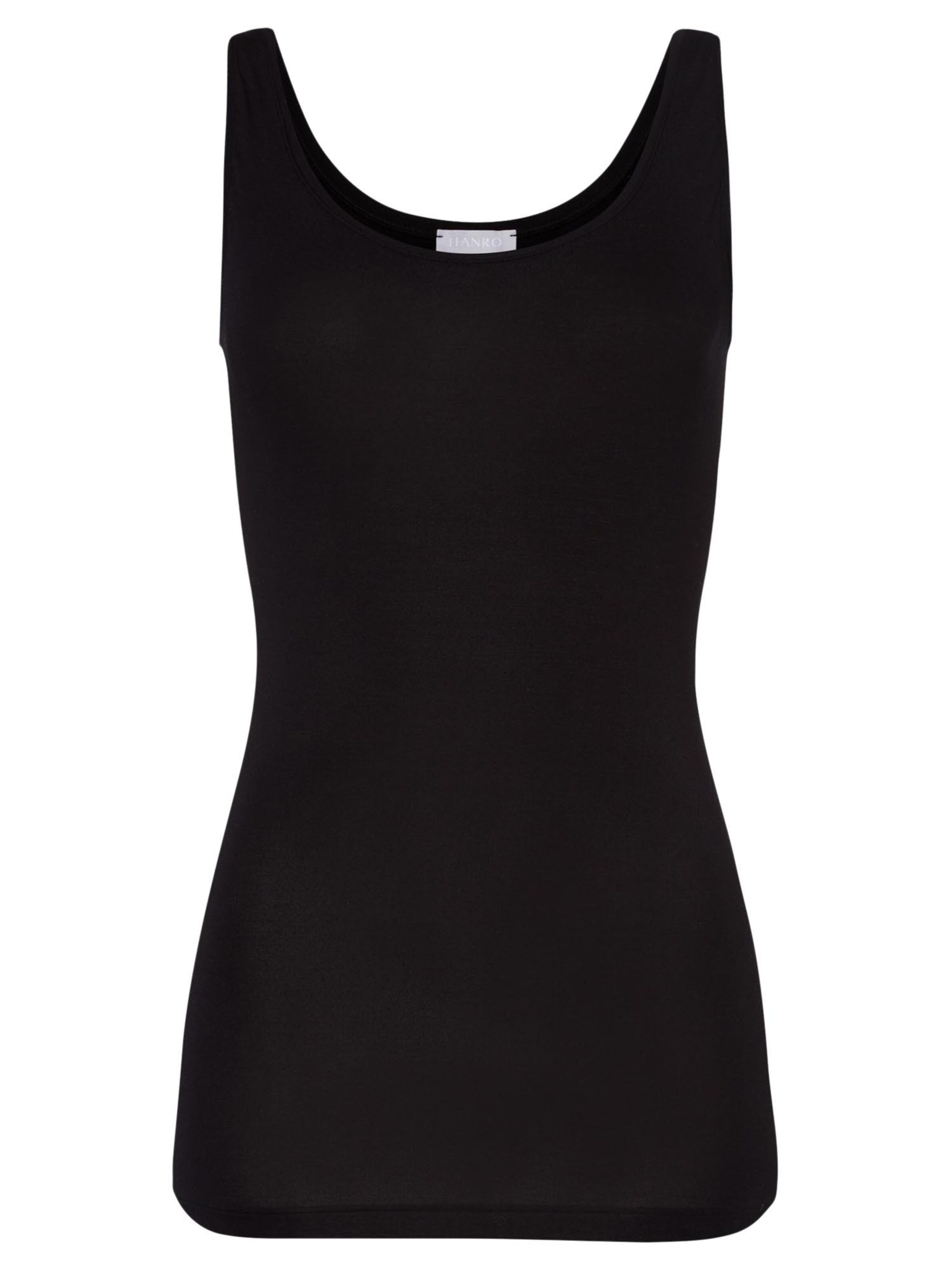 Hanro Undershirt 'Soft Touch' in Black: front