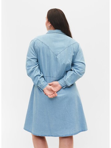 Zizzi Shirt Dress 'Dolia' in Blue