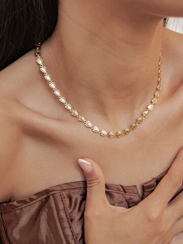 Hey Happiness Ketting 'Heart Links' in Goud