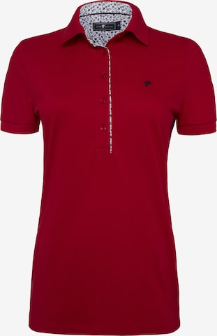 sarkans DENIM CULTURE T-Krekls 'Sappho': no priekšpuses