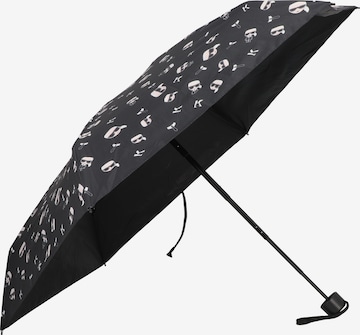 Karl Lagerfeld Umbrella 'Ikonik' in Black: front