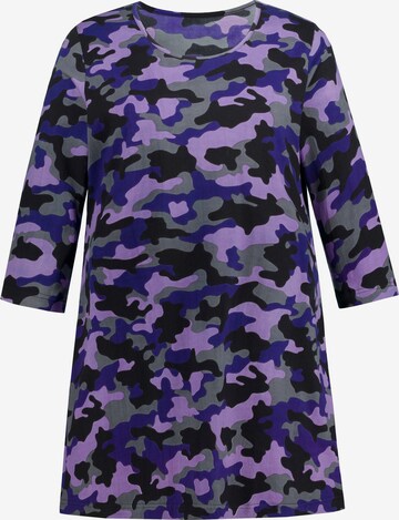 T-shirt Ulla Popken en violet : devant