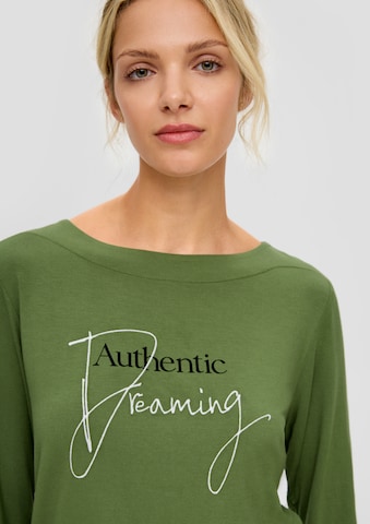 T-shirt s.Oliver en vert