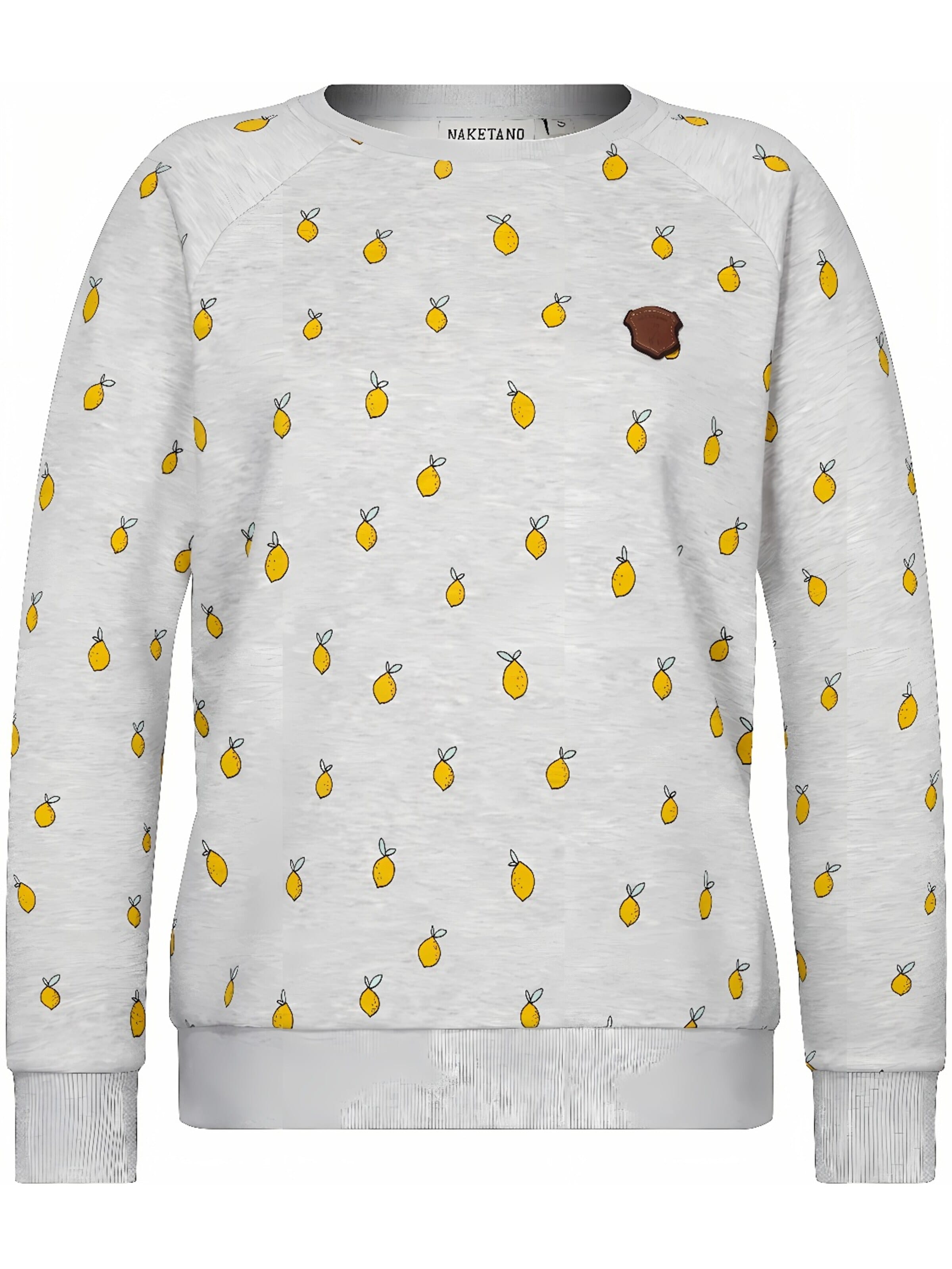 naketano Sweatshirt 'Krokettenhorst' in Grey: front