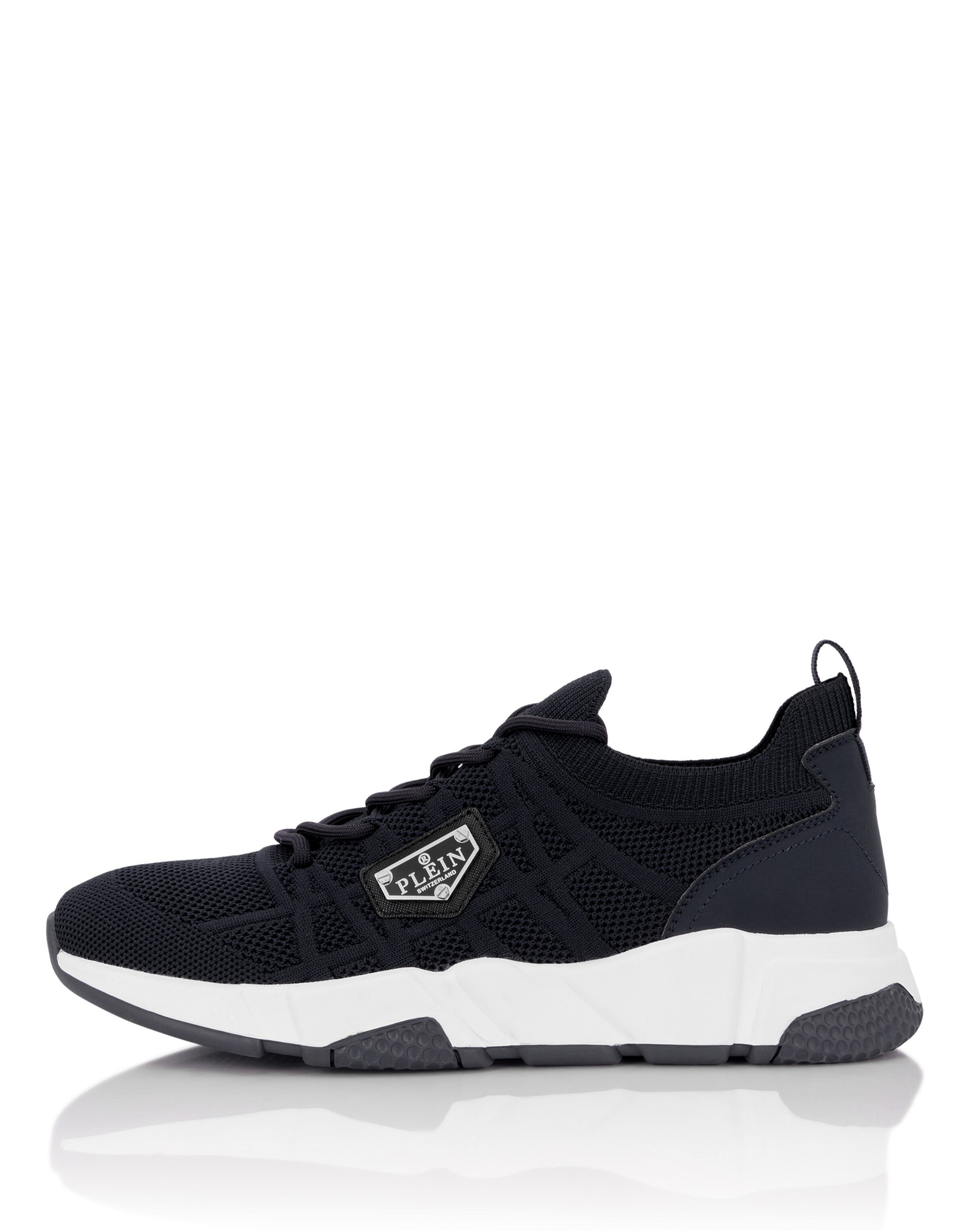 Baskets basses Philipp Plein en noir : devant