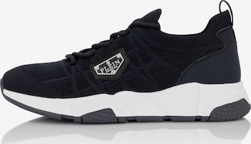 Baskets basses Philipp Plein en noir : devant