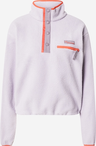 COLUMBIA Спортен пуловер 'Helvetia II' в лилав: отпред