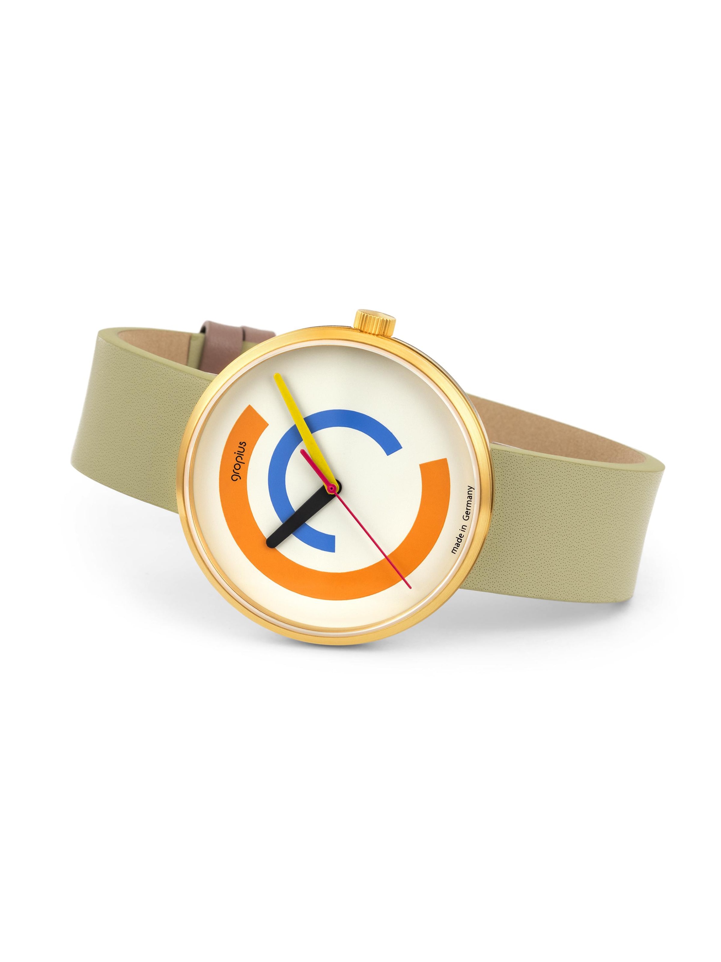 WALTER GROPIUS Analog Watch 'CENTUM' in Gold