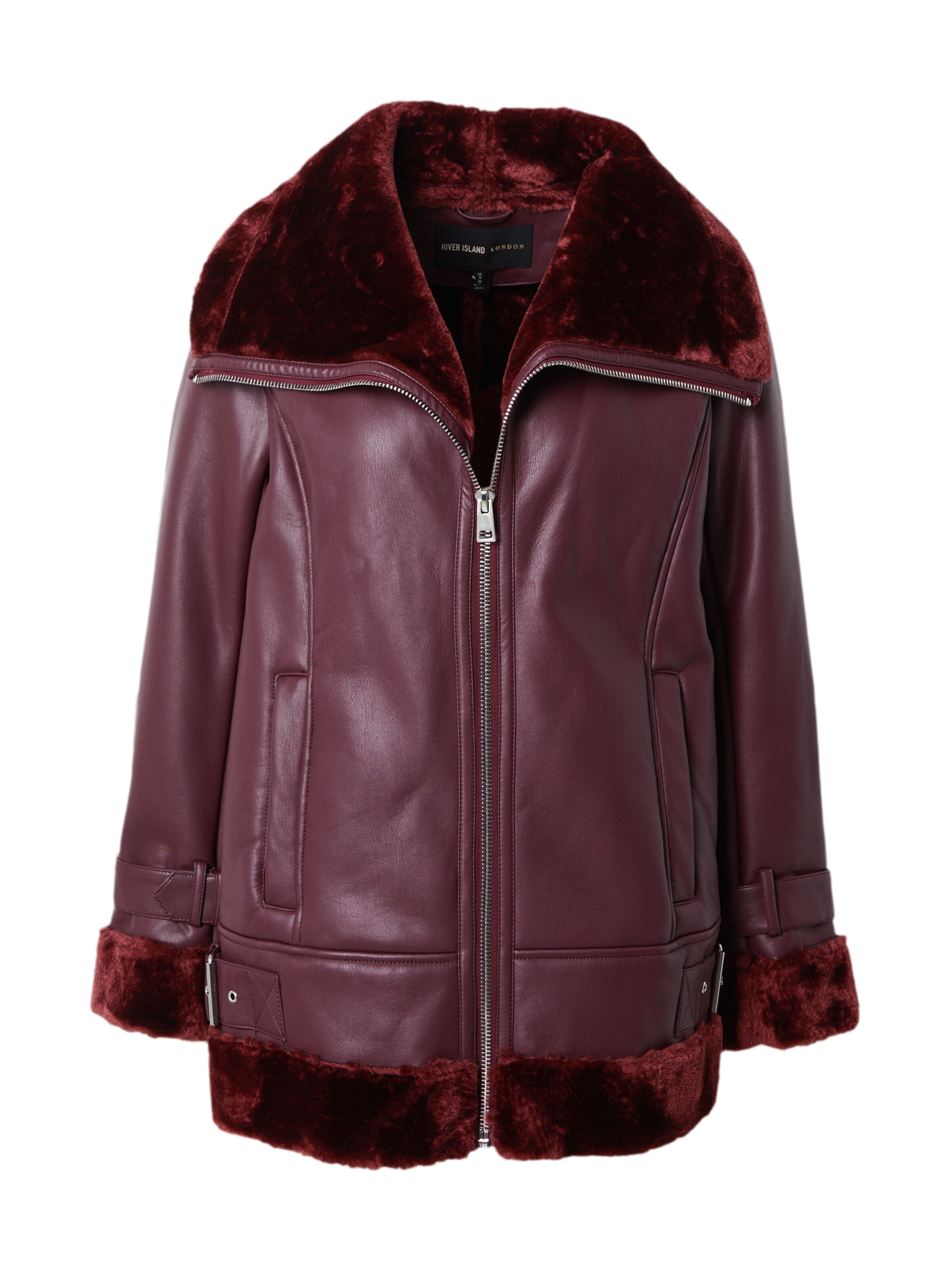 River Island Преходно яке в червено: отпред