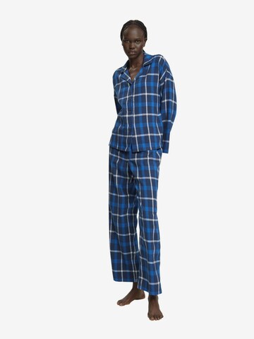 ESPRIT Pyjama värissä sininen: edessä