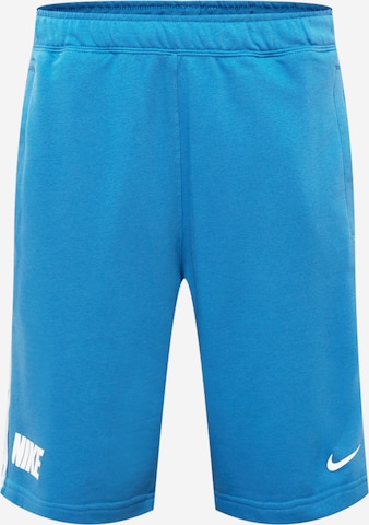 Nike Sportswear Pants in Blue: front