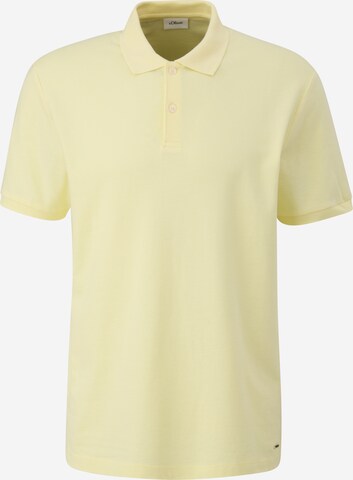 T-Shirt s.Oliver BLACK LABEL en jaune : devant