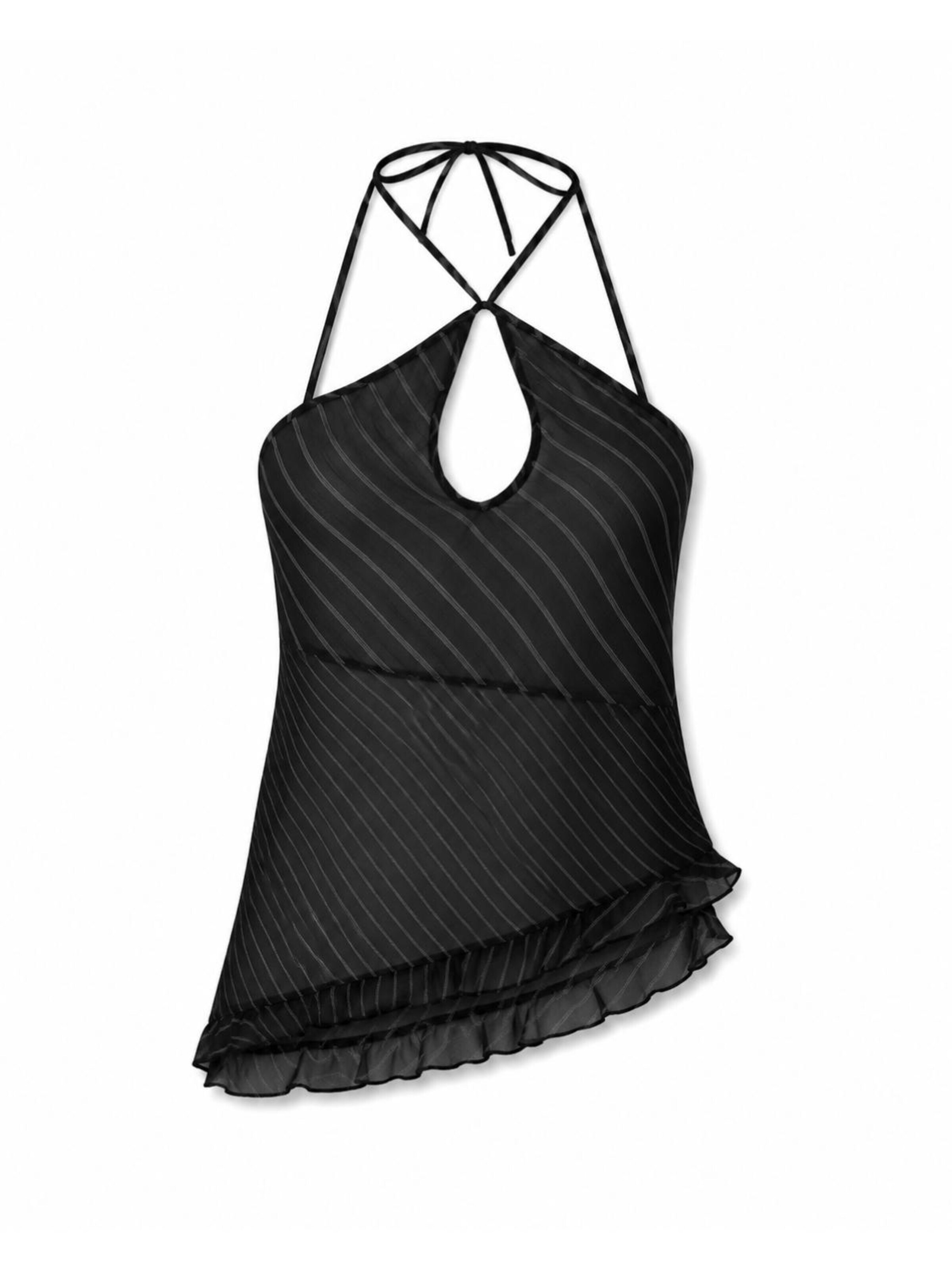Carmen Says - Top 'TOP ECSTASY' en negro: frente