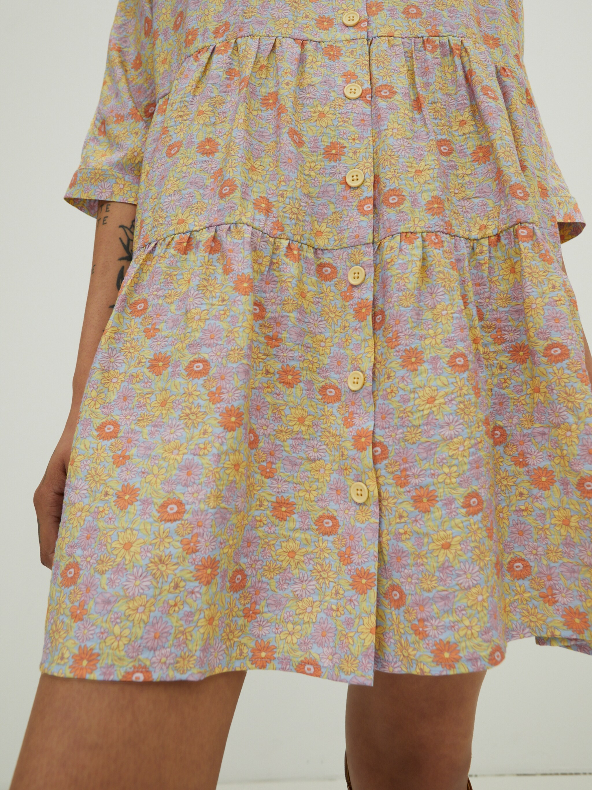 EDITED Producten Jurk 'Marisa' Gemengde kleuren