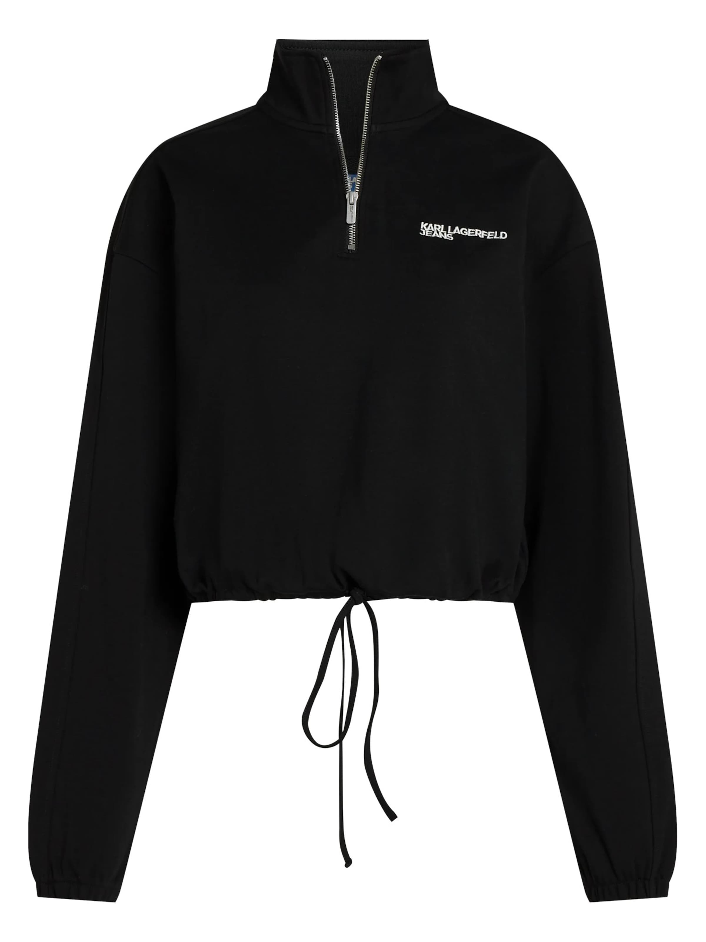KARL LAGERFELD JEANS Sweatshirt in Schwarz: Vorderseite