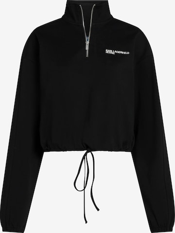 KARL LAGERFELD JEANSSweater majica - crna boja: prednji dio