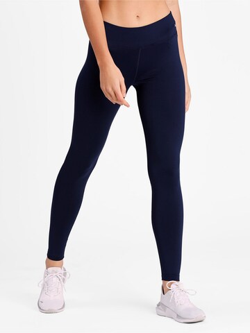 PUMA Skinny Sports trousers in Blue: front