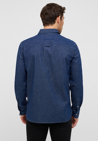 MUSTANG Comfort Fit Hemd 'Style Duver' in Blau