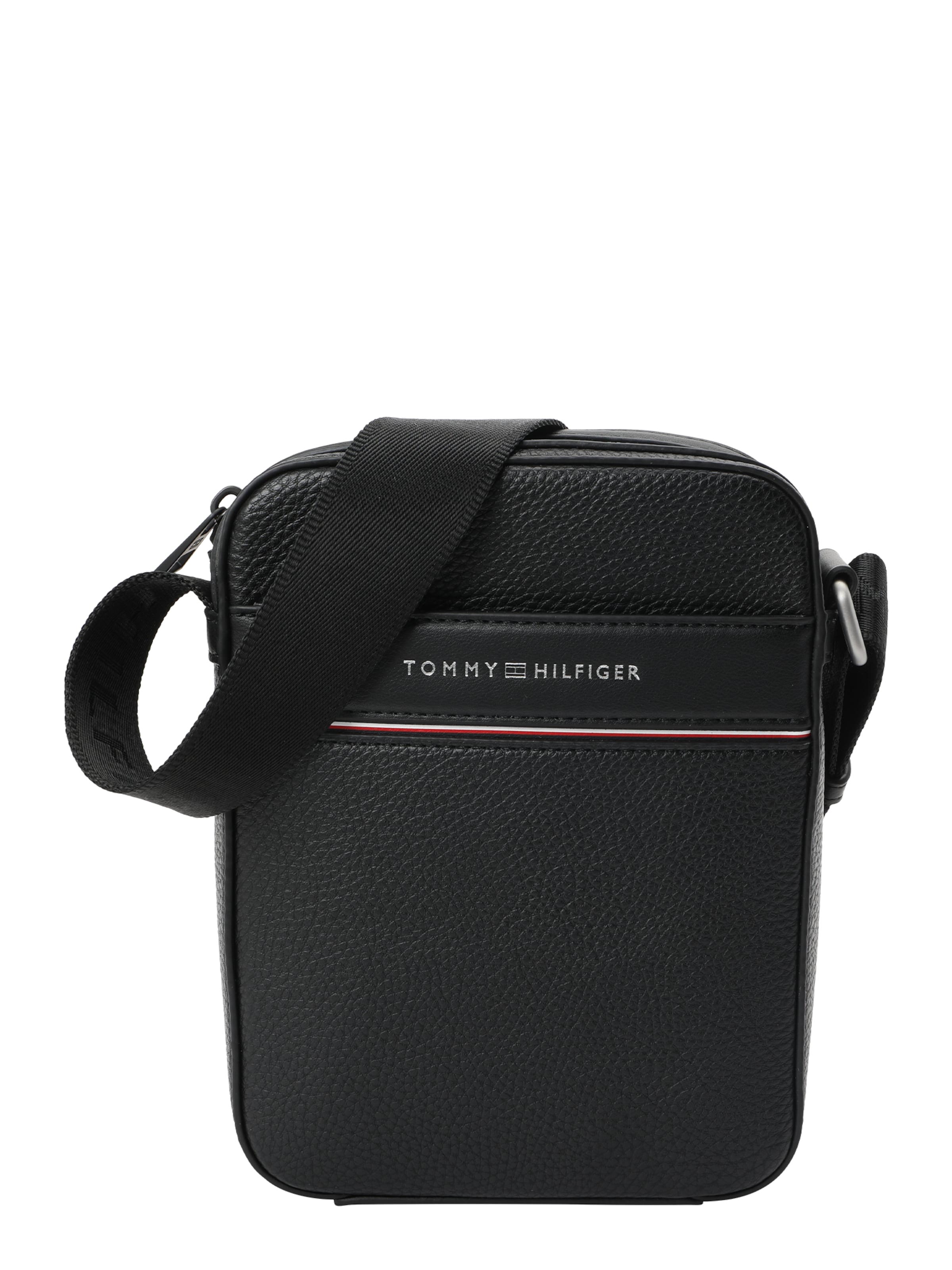 TOMMY HILFIGER Schoudertas in Zwart: voorkant