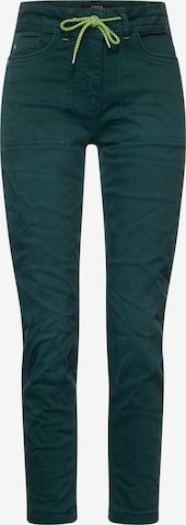 Regular Pantalon 'Tracey' CECIL en vert : devant