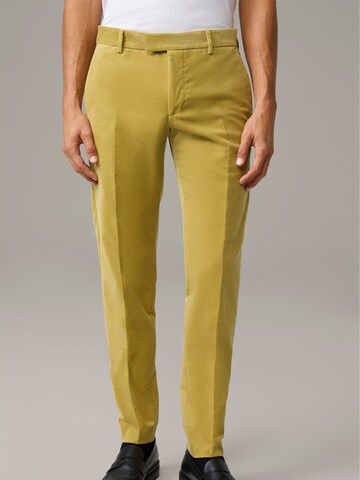 STRELLSON Slimfit Hose 'Melwin' in Gelb: Vorderseite