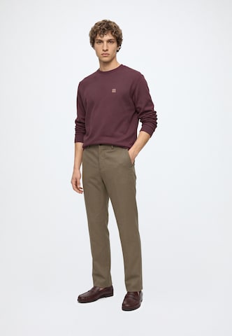 INDICODE JEANS Sweatshirt 'Zarside' in Brown: front