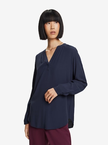 ESPRIT Blouse in Blauw: voorkant