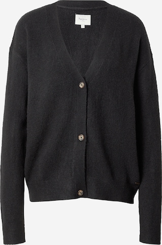 Pepe JeansKardigan - crna boja: prednji dio