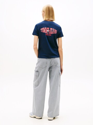 Tommy Jeans Тениска в синьо