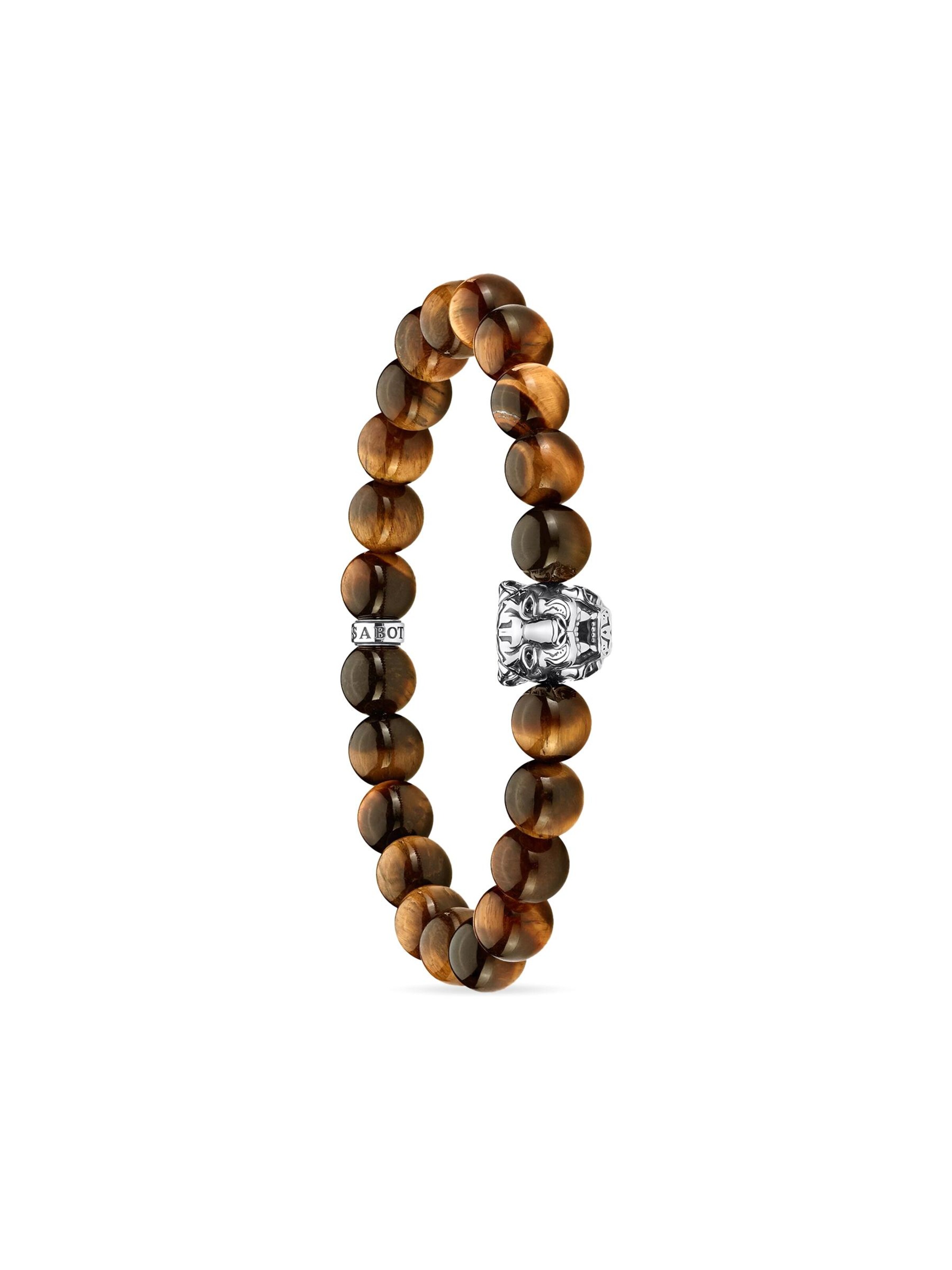 Bracelet 'Armband Tiger Braun' Thomas Sabo en marron