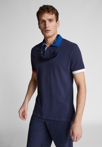 North Sails Polo mit Colour-Block in Blau