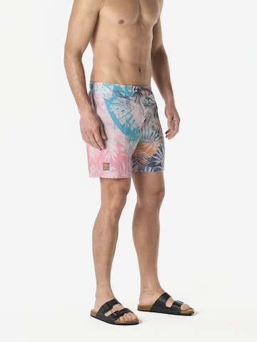 Shorts de bain KOROSHI en mélange de couleurs