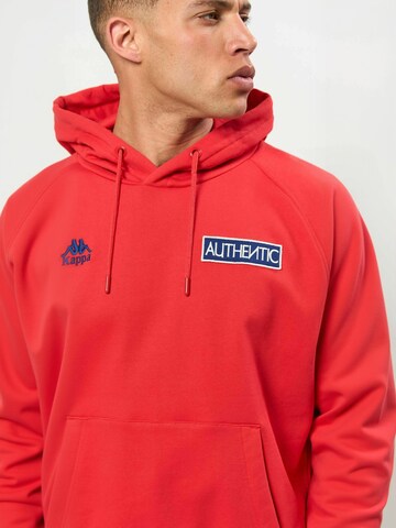 KAPPA Sweatshirt 'KUAuthentic Origin' i rød