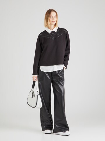 OBJECT - Sudadera 'BETZY' en negro