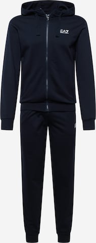EA7 Emporio Armani - Ropa para correr en azul: frente