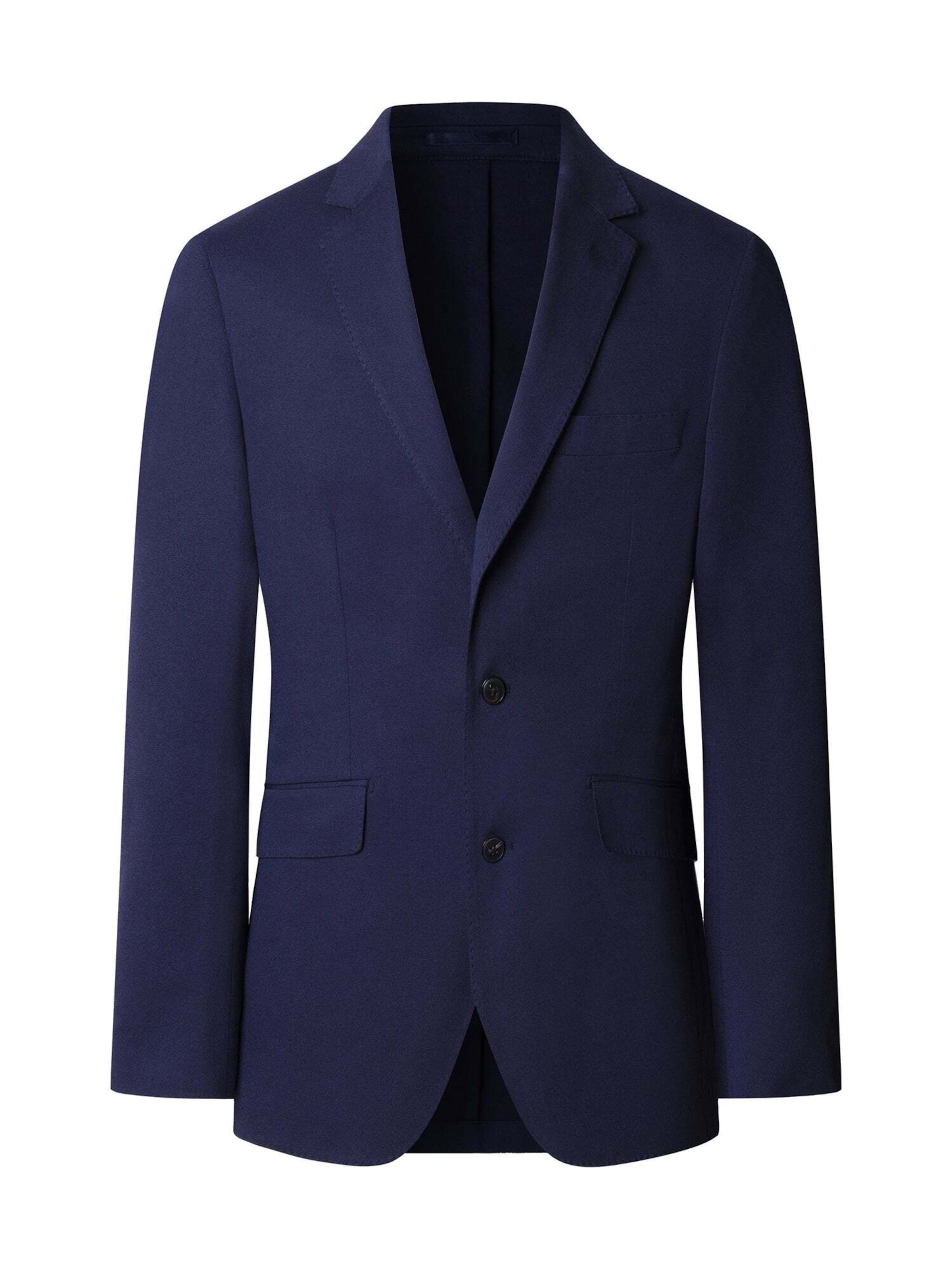 Hackett London Slim Fit Sakko in Blau: Vorderseite