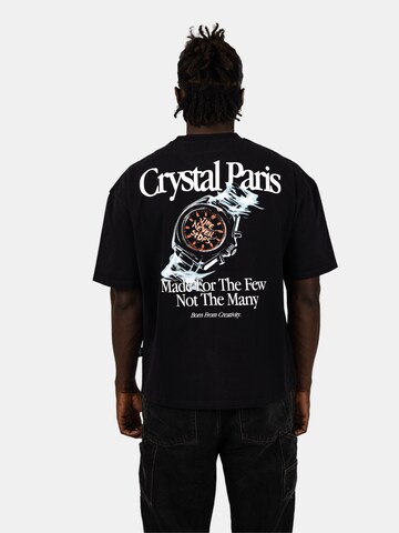 Crystal Paris Shirt 'Time' in Black