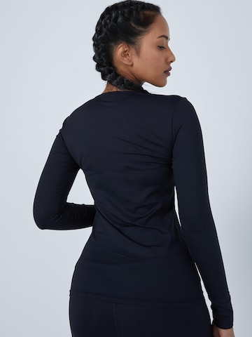 T-Shirt fonctionnel 'Longsleeve' SPORTKIND en noir