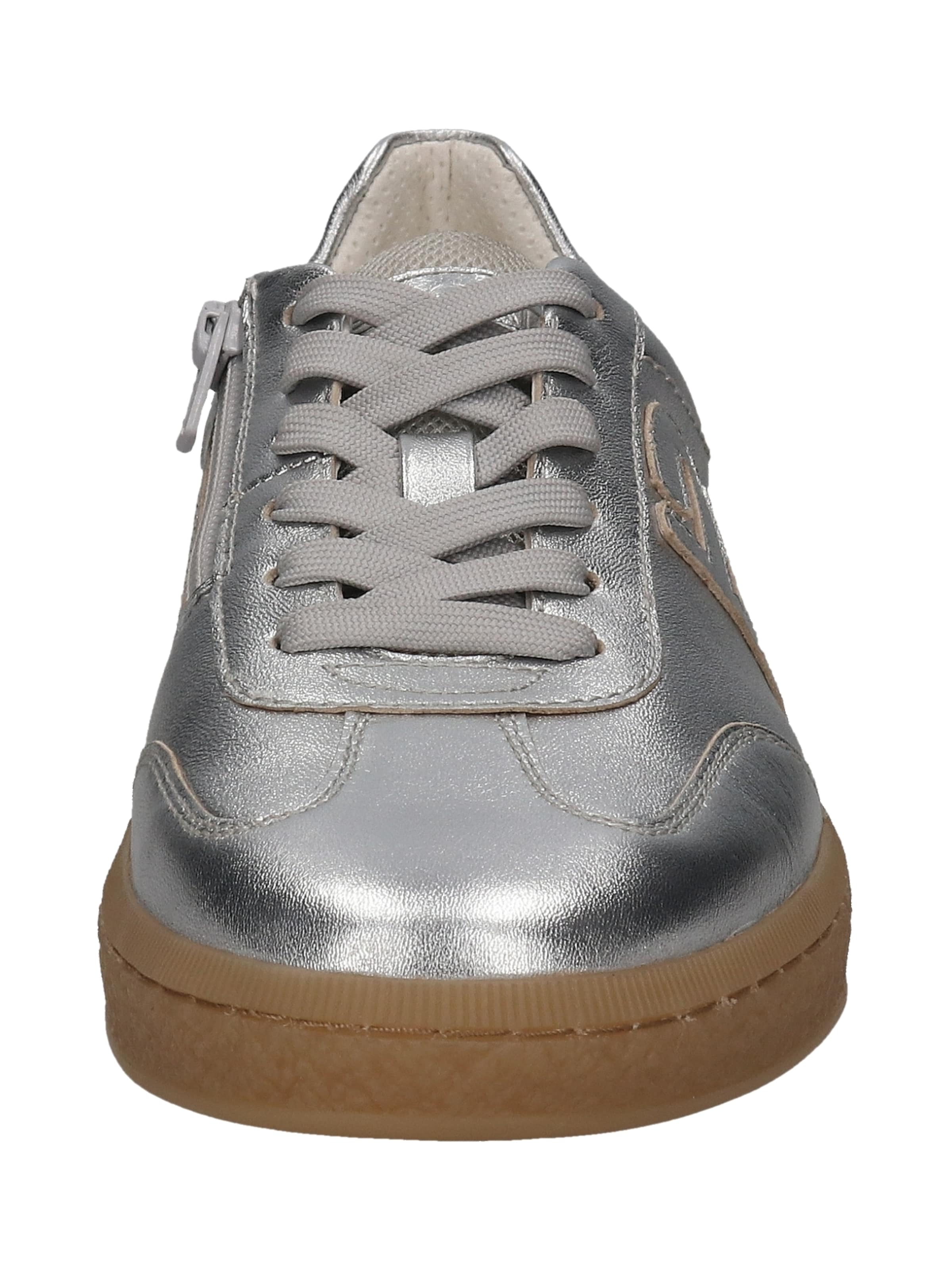 TT. BAGATT Σνίκερ χαμηλό σε ασημί