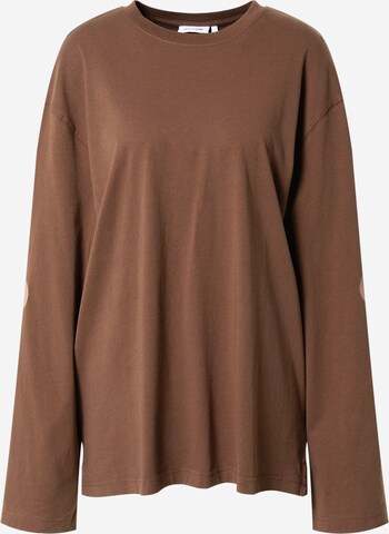 WEEKDAY Shirt in Brown: front