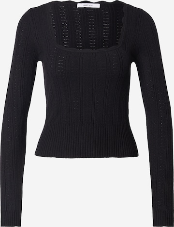 ABOUT YOU Neulepaita 'Maria' värissä musta: etupuoli