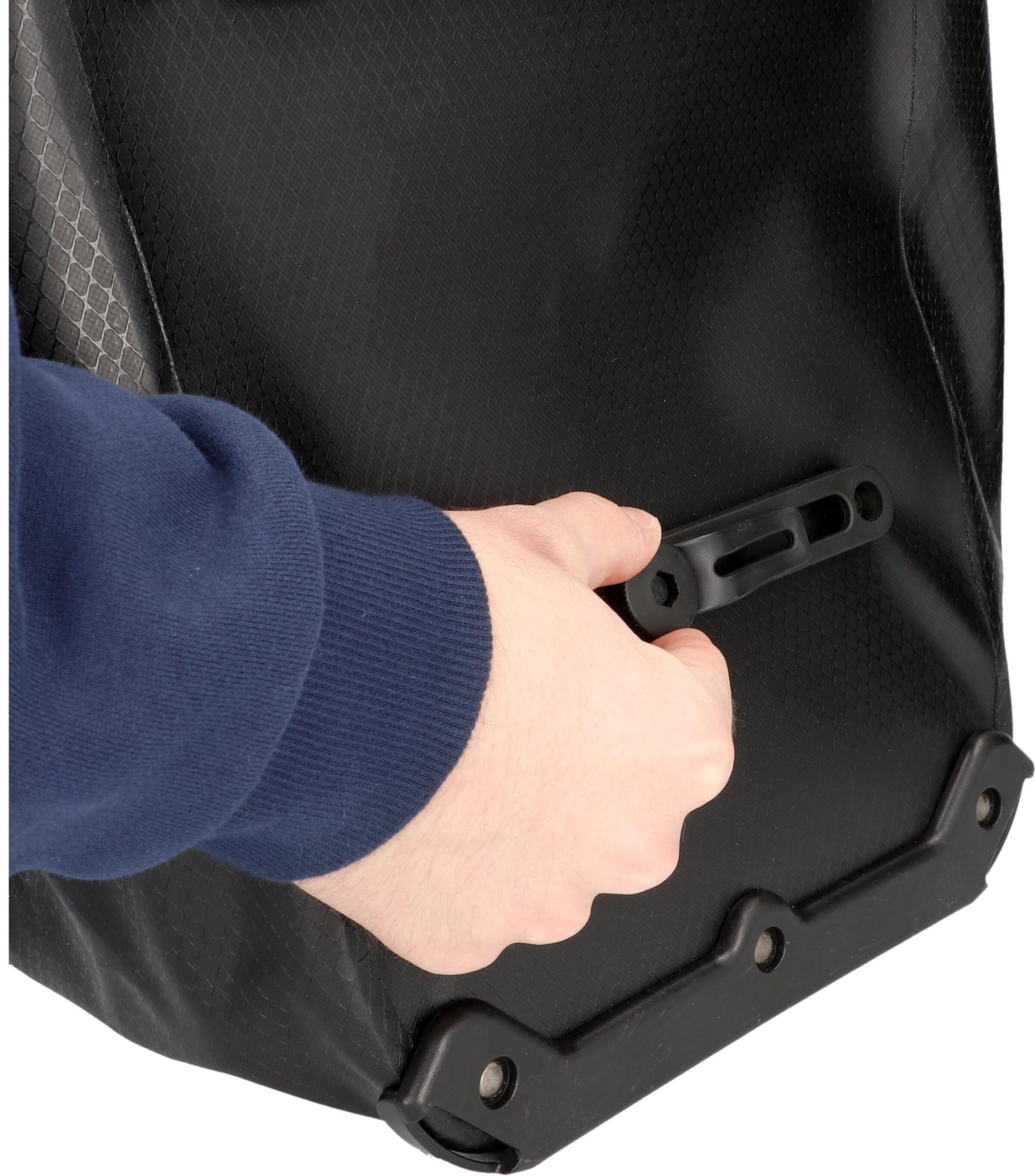 FISCHER Fahrräder Fahrradtasche in Schwarz