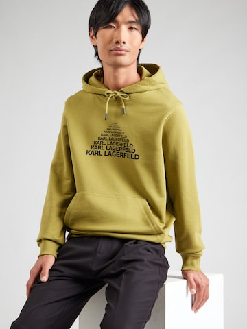 Karl Lagerfeld - Sweatshirt em amarelo: frente