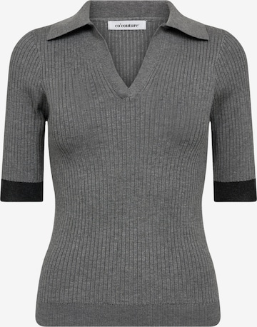 co'couture Pullover 'Bonny' in Grau: Vorderseite