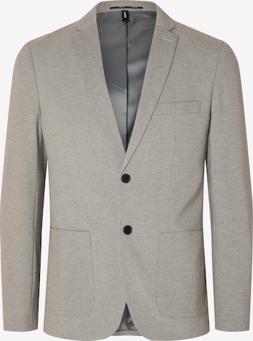 SELECTED HOMME Slim fit Suit Jacket 'DELON' in Grey: front